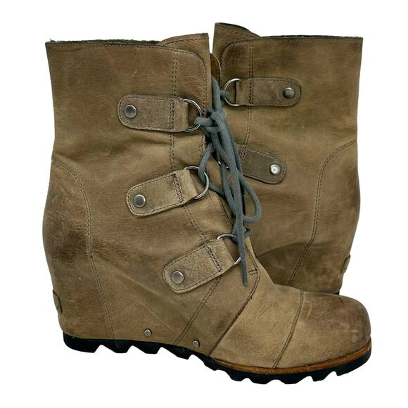 Sorel Joan of Arctic Wedge Platform Ankle Boots - Picture 3 of 8